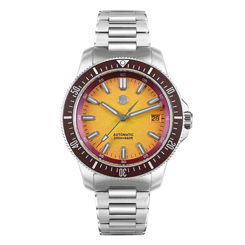 San Martin SN0118-GB - Au - yellow orange dial