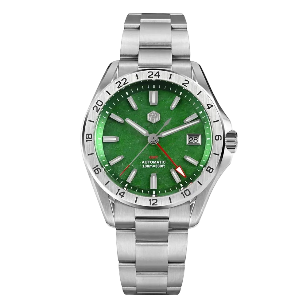 San Martin SN0129-G-B - G - green textured dial