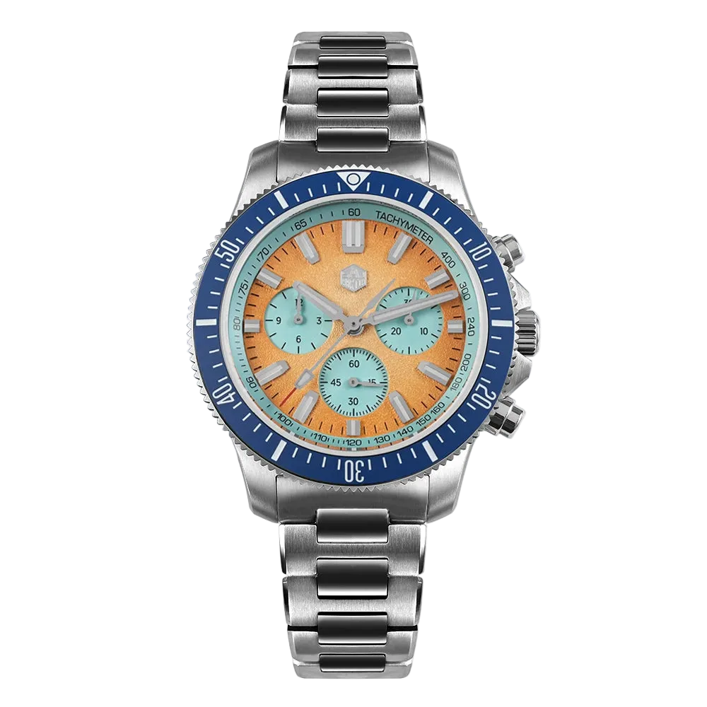 San Martin SL4801 - Chron - orange blue front view
