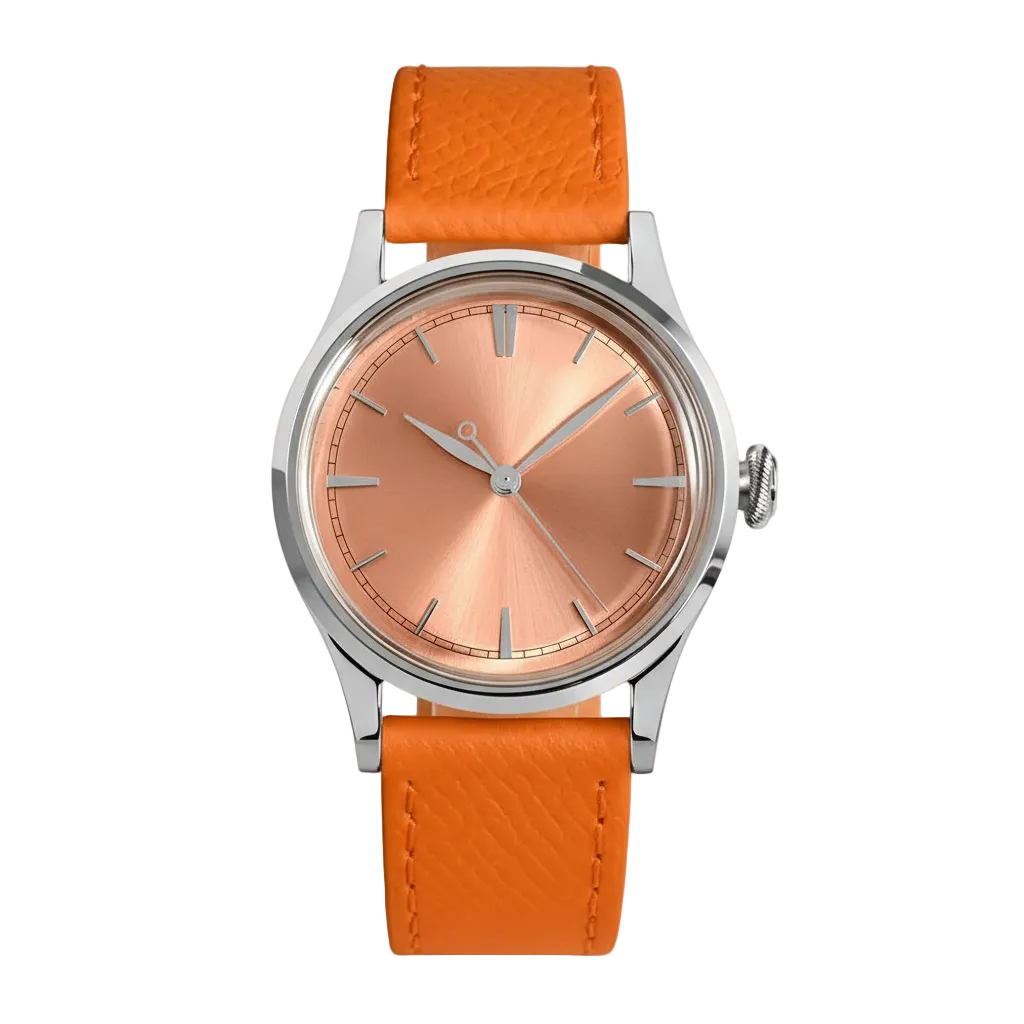 San Martin SN0101-GA - Cl - orange strap, copper dial