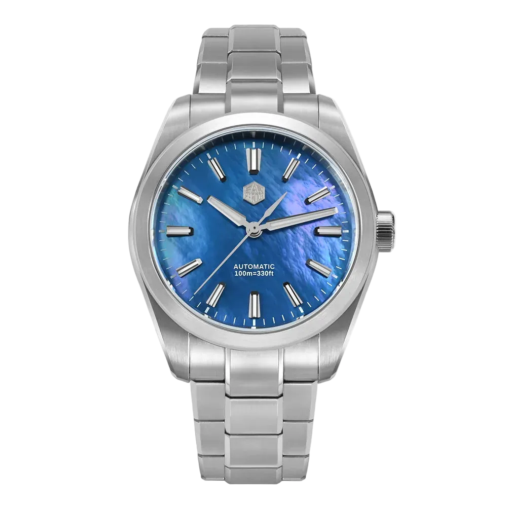 San Martin SN0144 GX4 - L - blue mother-of-pearl dial