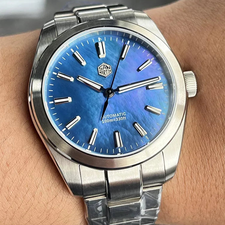 San Martin SN0144 GX4 - L - steel case bracelet front
