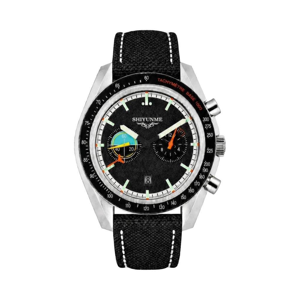 SHIYUNME Cockpit - black canvas strap front view packshot