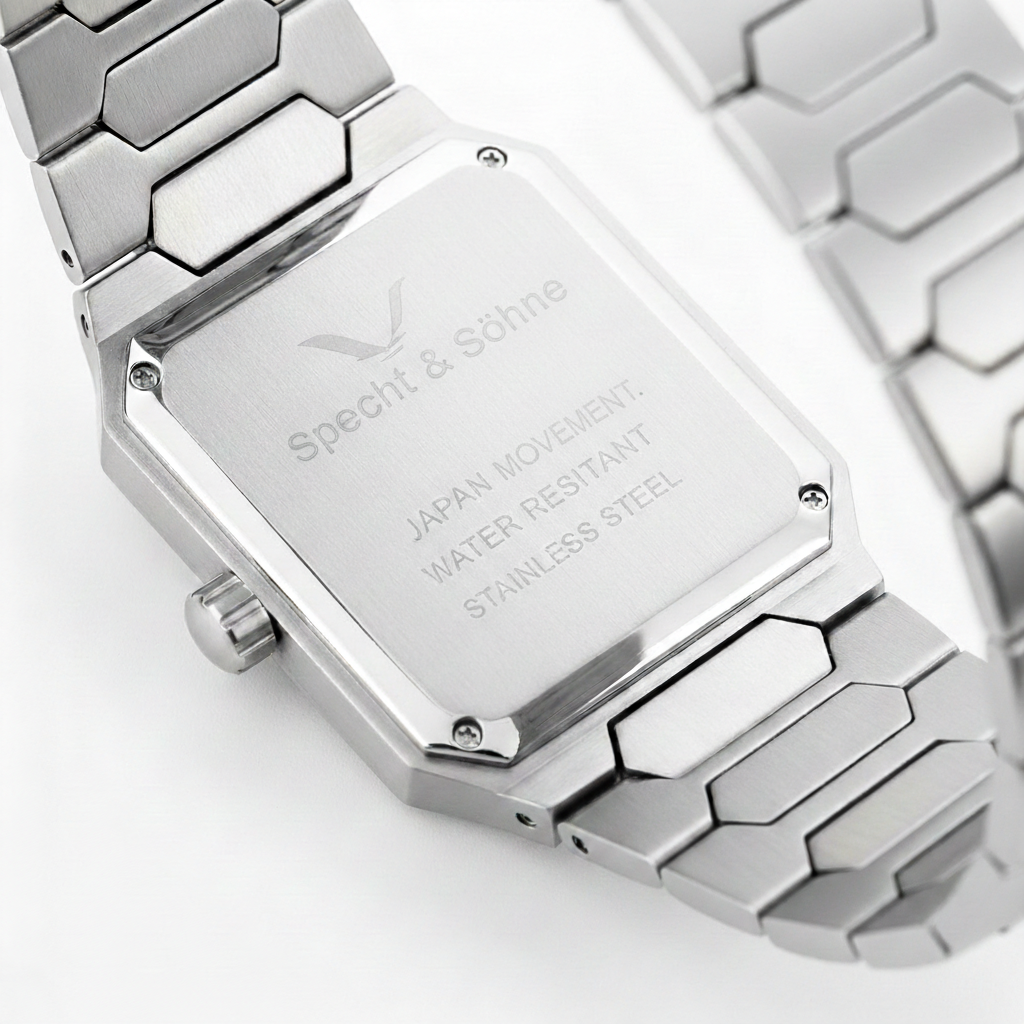 Specht & Söhne Square-222 - Men' - Japan Movement, tech architectural, precision