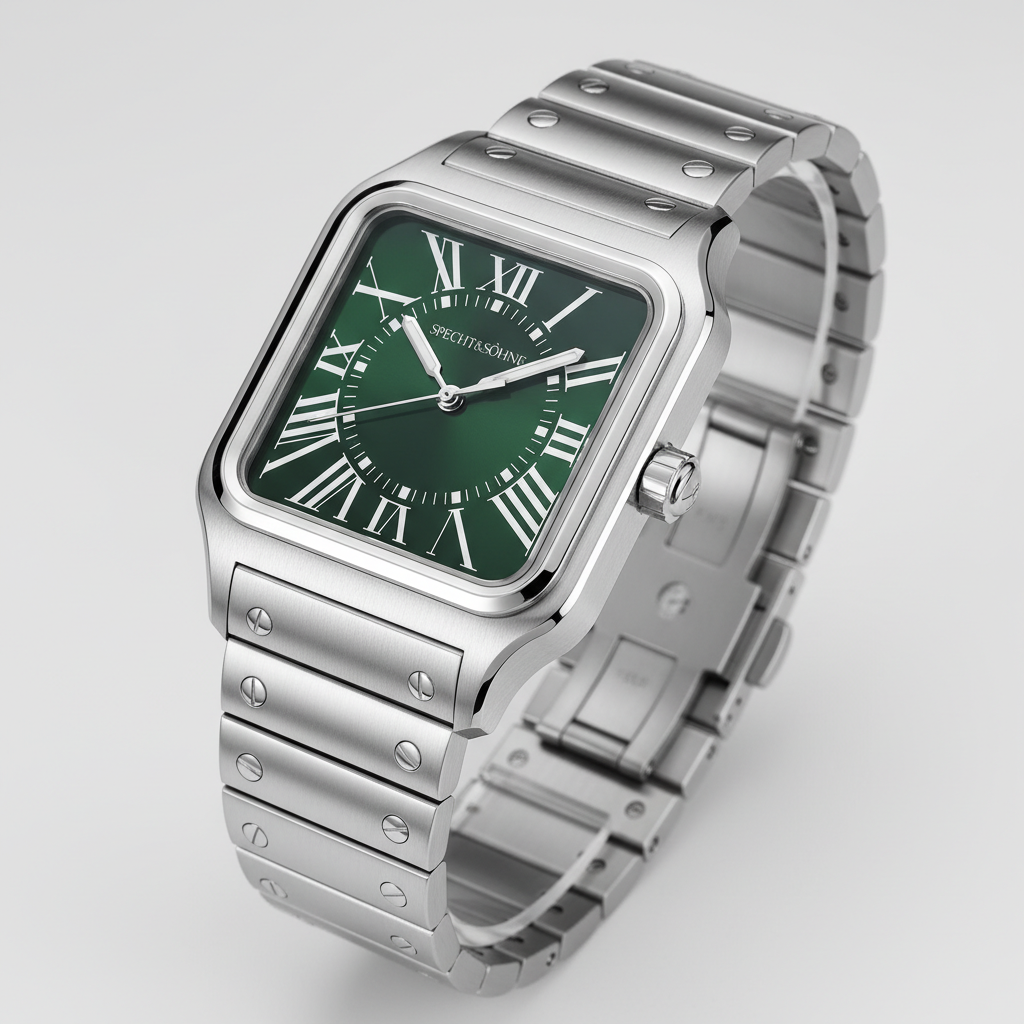 Specht & Söhne Santons - C - green dial angled