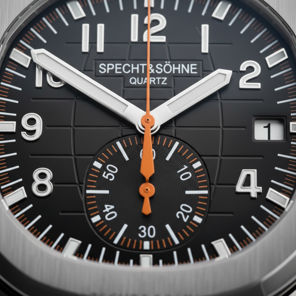 Specht & Söhne SP0006 - M - luxury horology dial macro