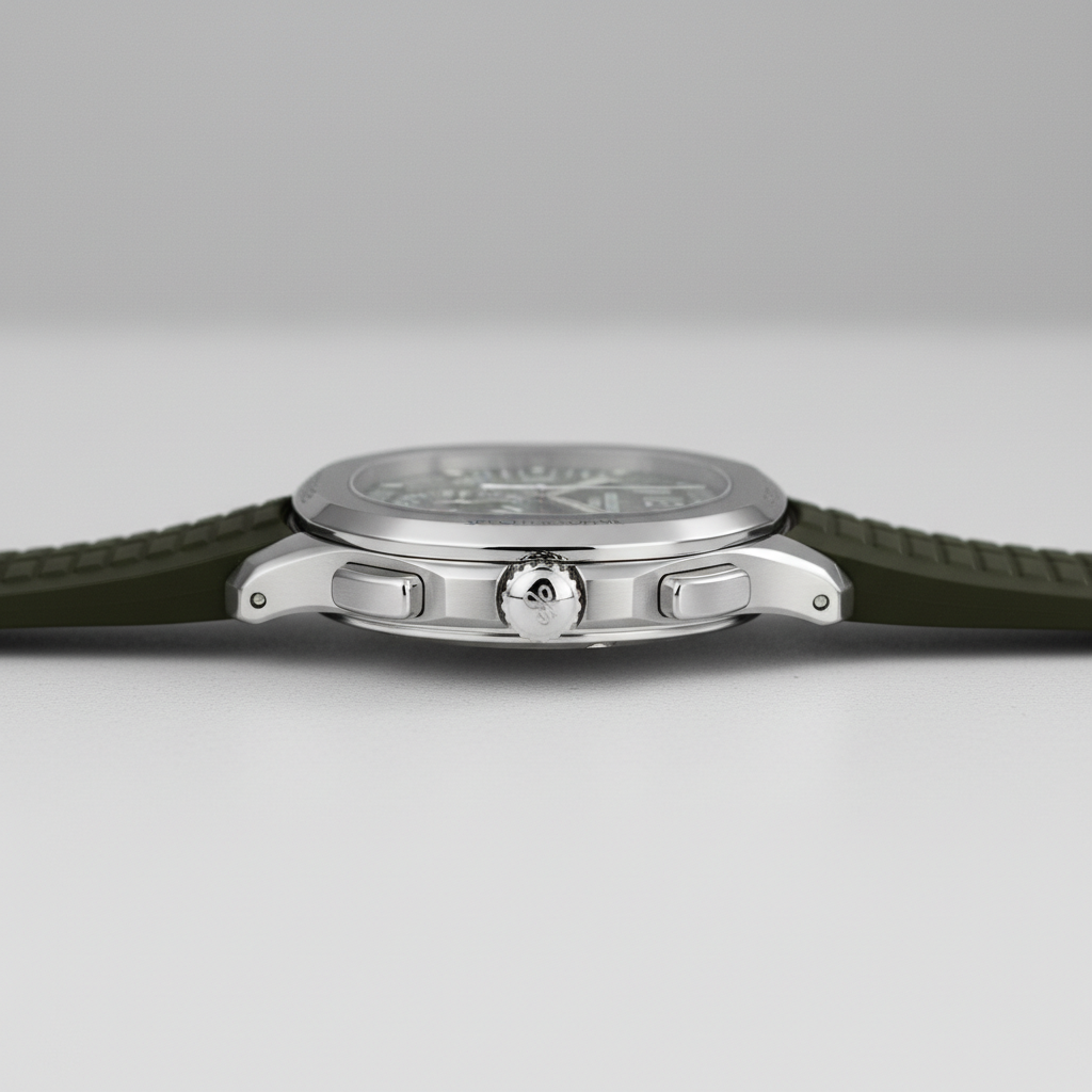 Specht & Söhne SP0006 - M - steel chronograph side profile