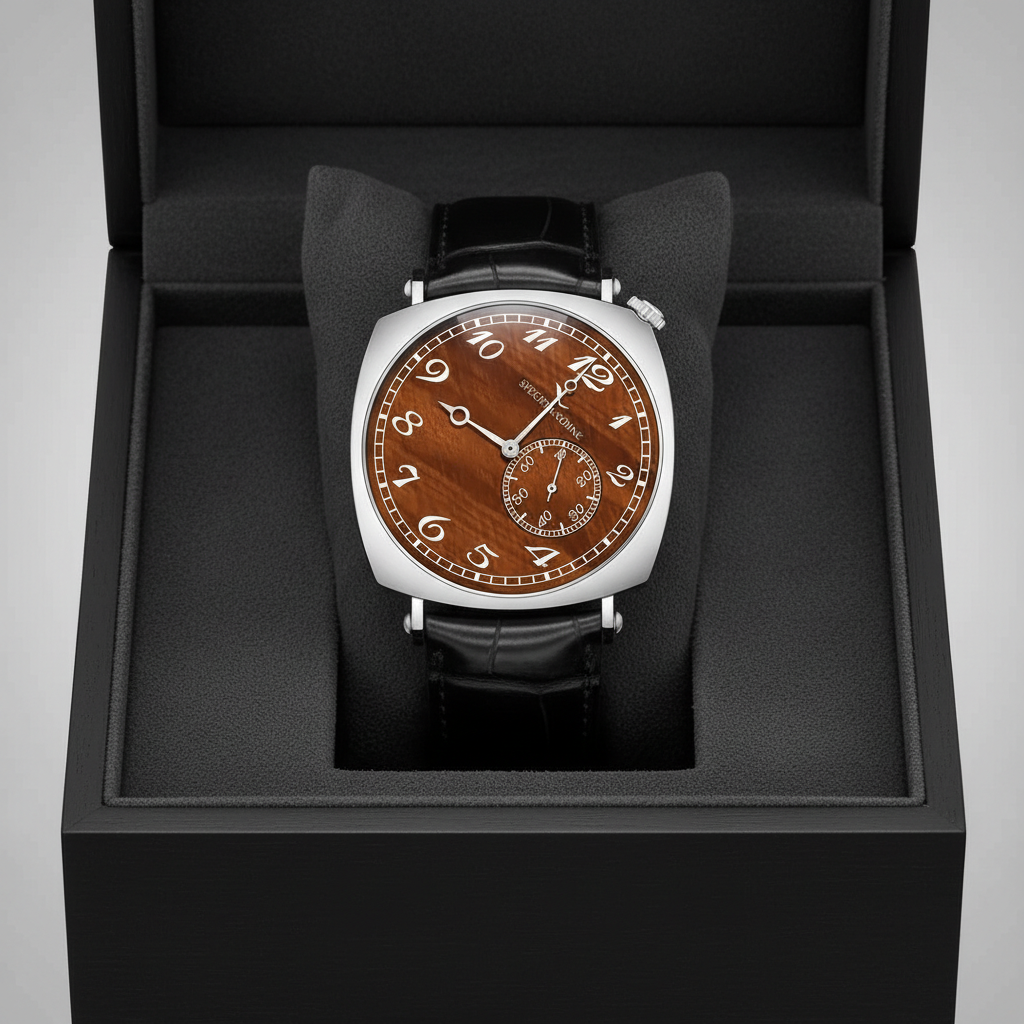 Specht & Söhne SP-1921 - luxury watch, premium packaging, detailed dial, studio packshot