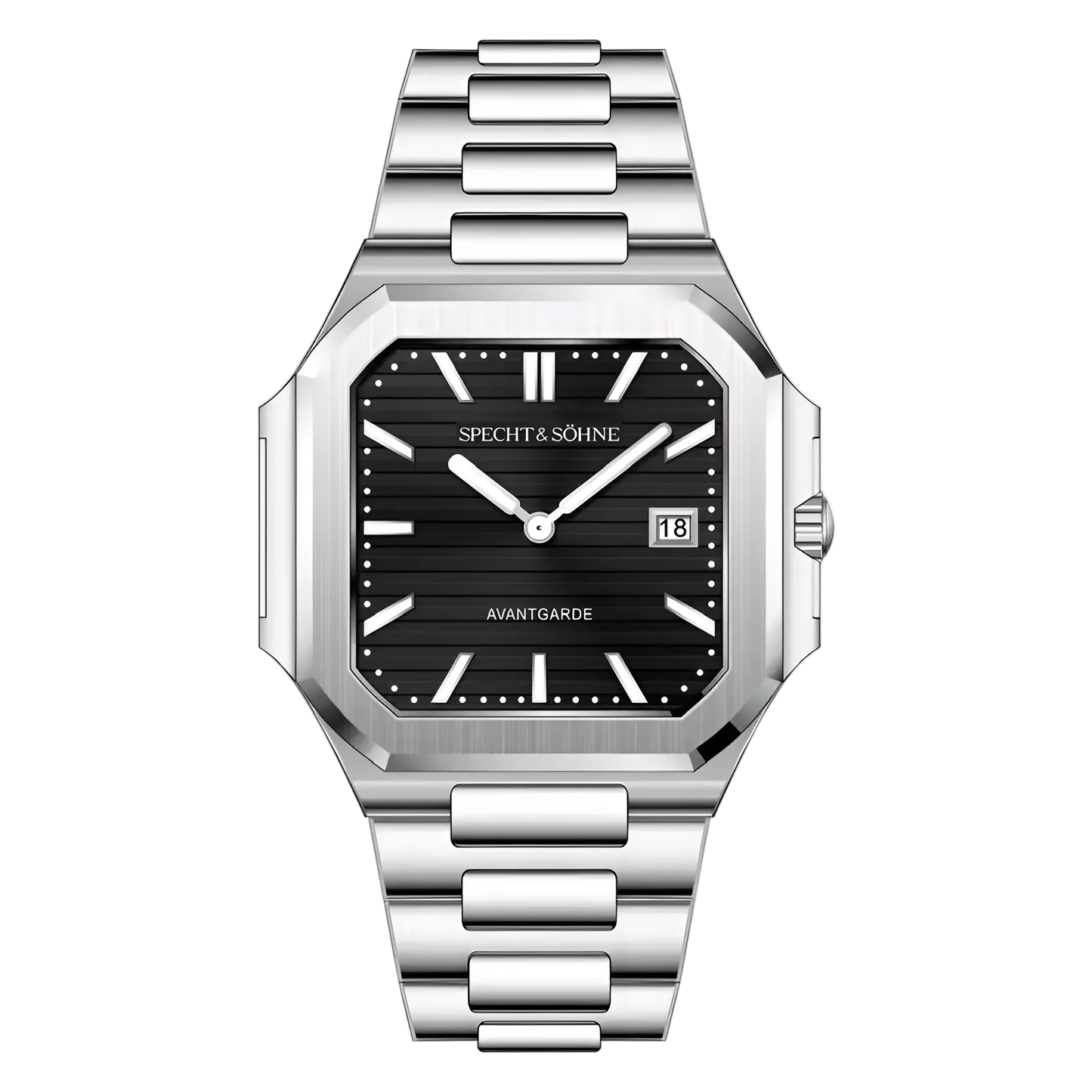 Specht & Söhne Cubic-5711 - black dial, isolated