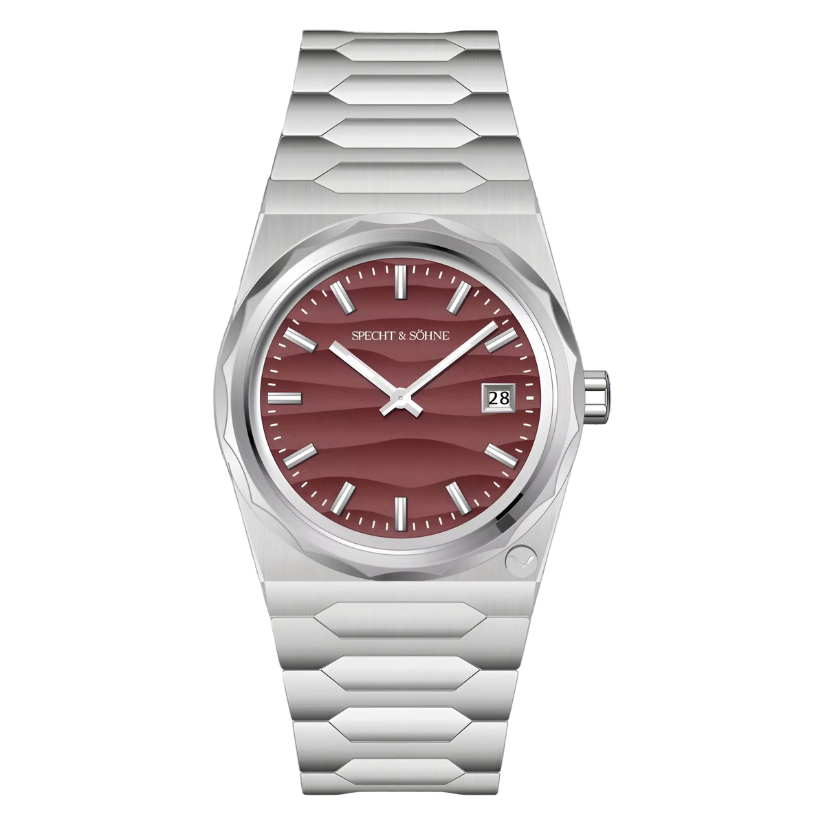 Specht & Söhne VC222 - Q - red dial front view