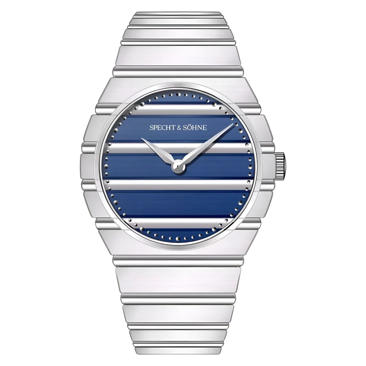 Specht & Söhne POL - Men' - front view, blue dial