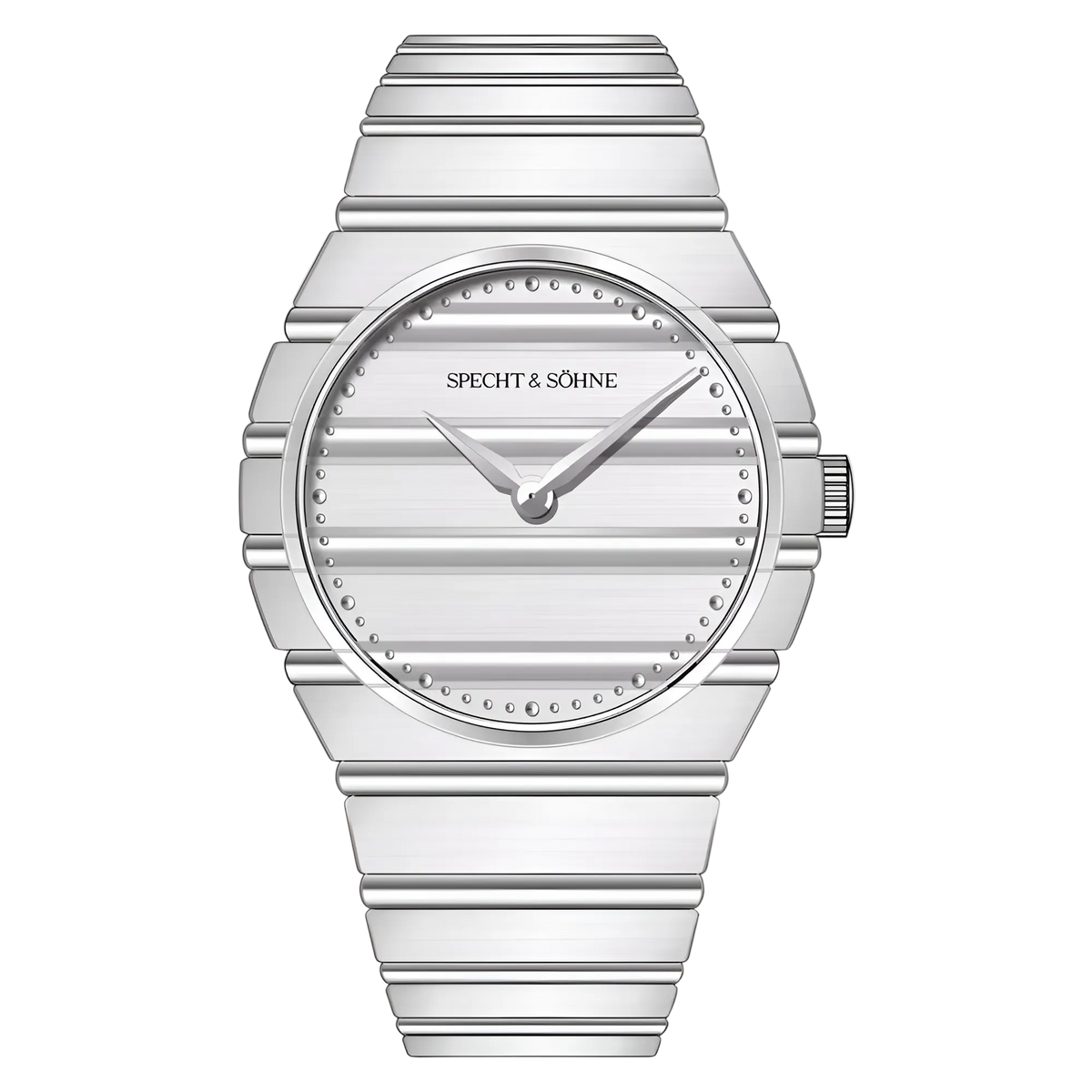 Specht & Söhne POL - Men' - front view, white dial