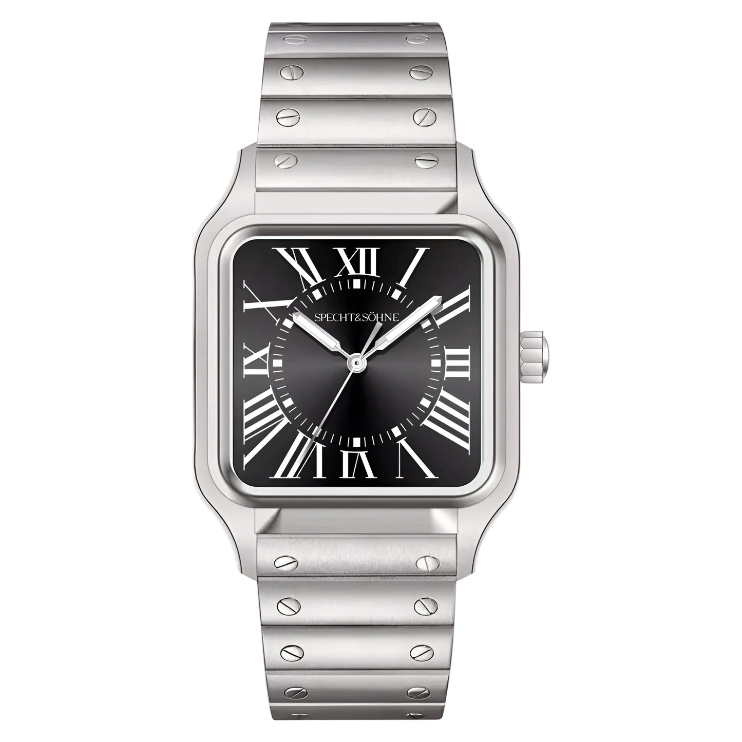 Specht & Söhne Santons - C - black dial, front iew