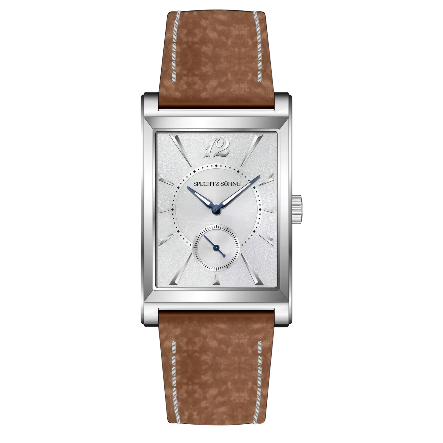 Specht & Söhne SP-TANK - - silver dial, brown strap