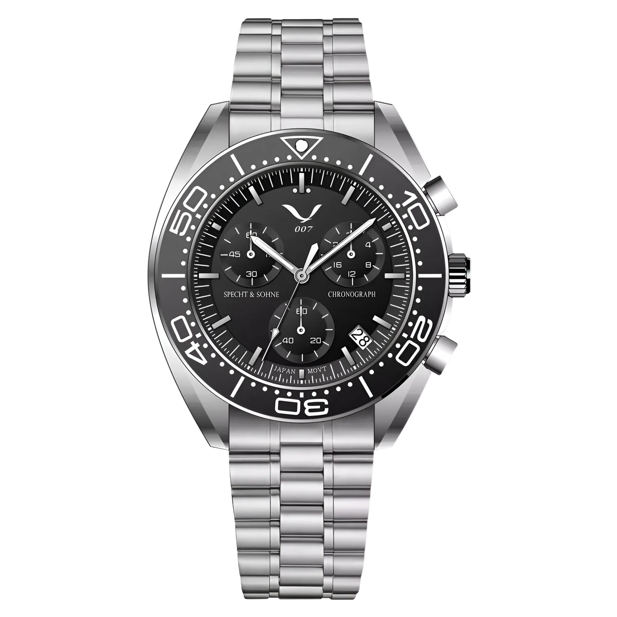 Specht & Söhne SP0007 - M - front view black dial