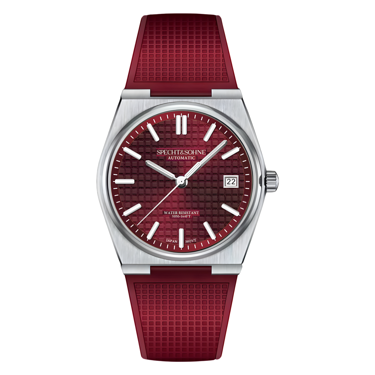 Specht & Söhne SP0007-5 - - red dial, rubber strap