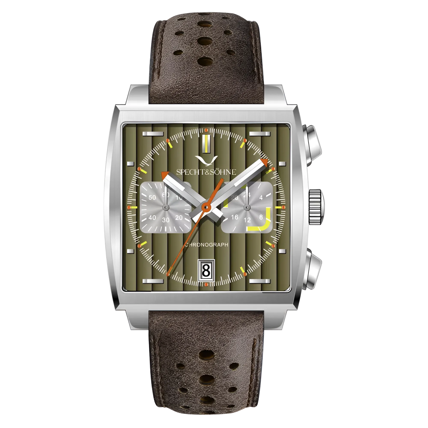 Specht & Söhne SP0009 - M - frontal black leather strap