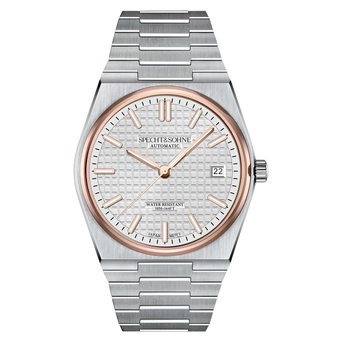 Specht & Söhne SP0014 - A - white dial, rose gold bezel