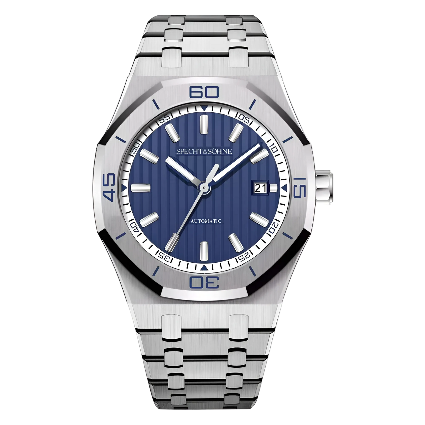 Specht & Söhne SP0018 - M - blue dial, silver indices