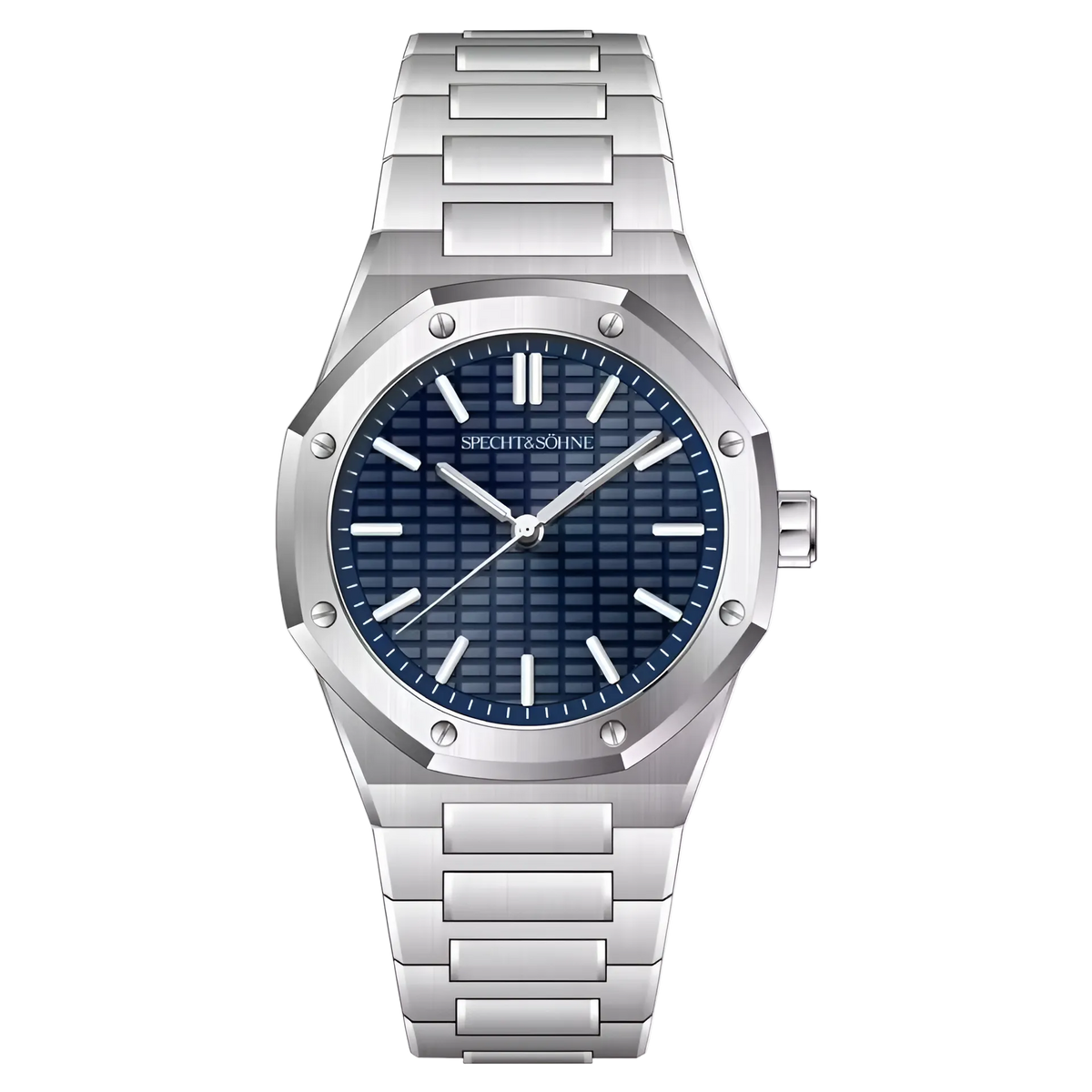 Specht & Söhne SP0026 - Q - blue dial, front view