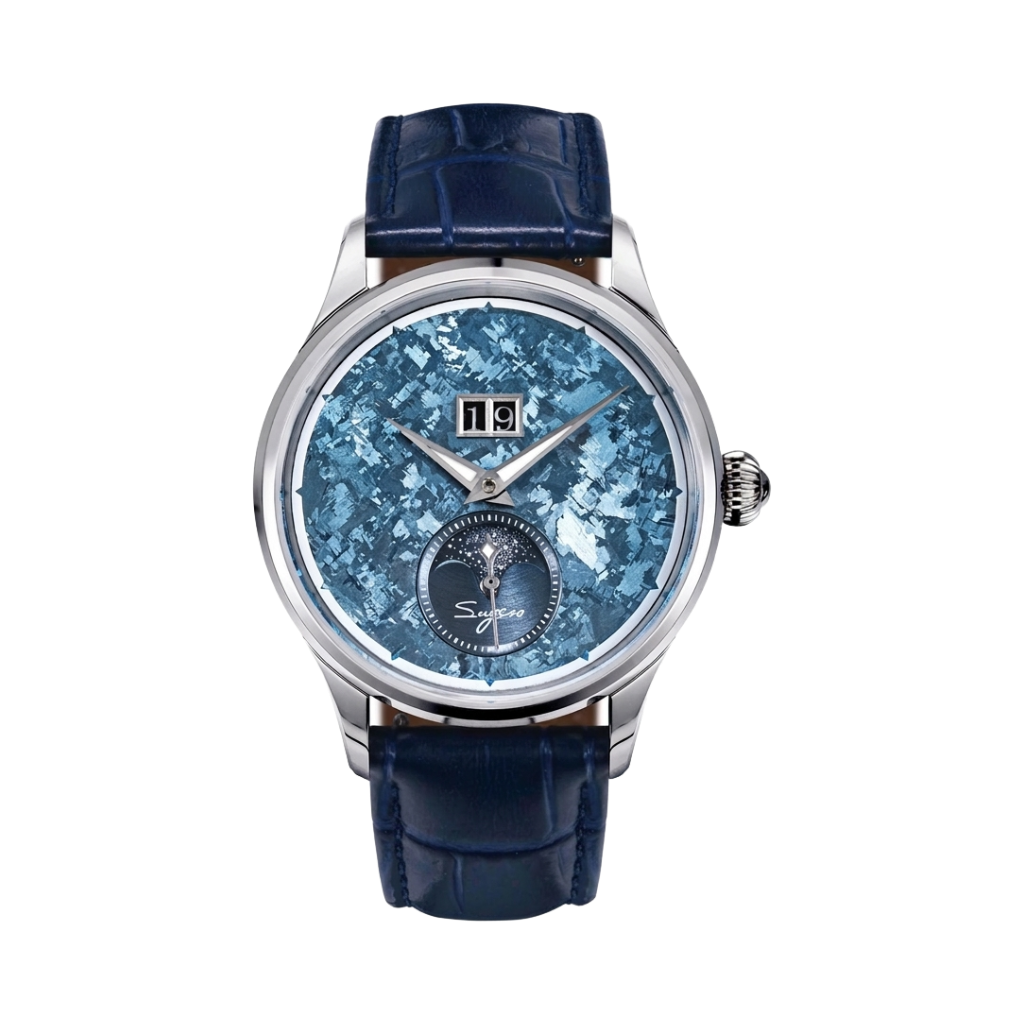 SUGESS S401T - ice blue dial front view packshot