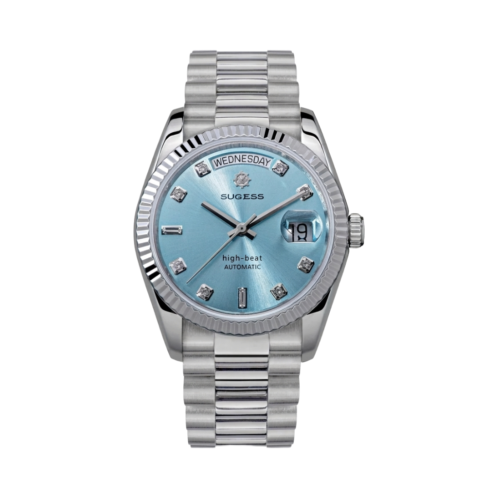 SUGESS S449 - ice blue dial front view packshot