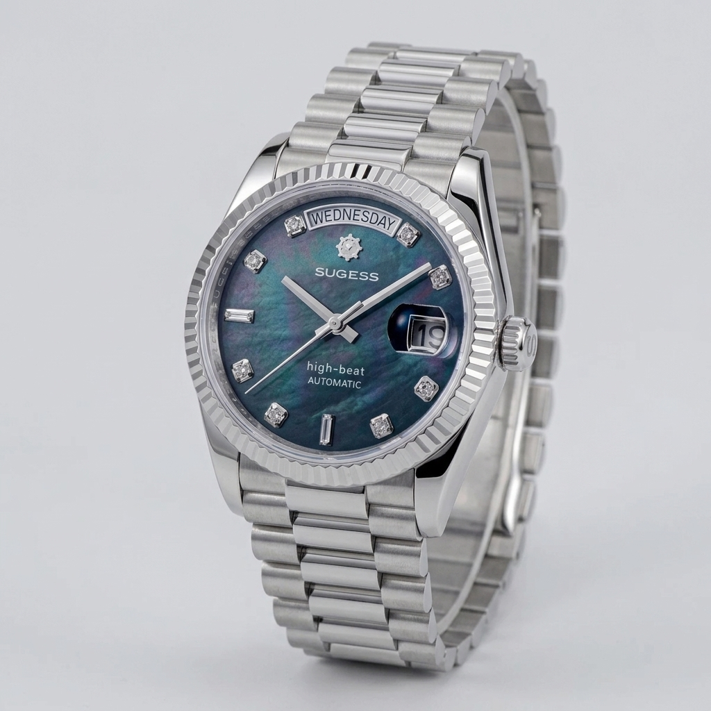SUGESS S449 - three-quarter case view