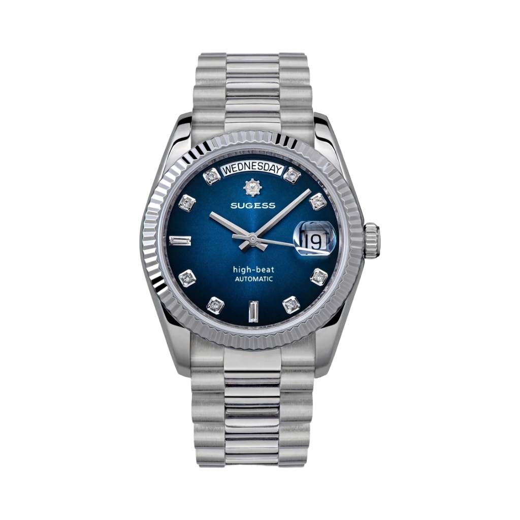 SUGESS S449 - dark blue dial front view packshot