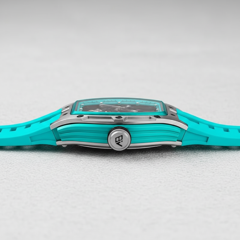 BREITVACHER 91981 - Autom - Side profile, case, crown