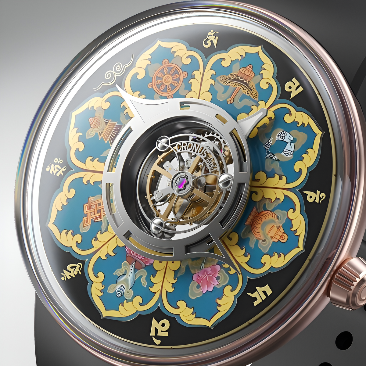 Cronusart CM023-008 Titanium Automatic Tourbillon Watch 120H Reserve breitvacher