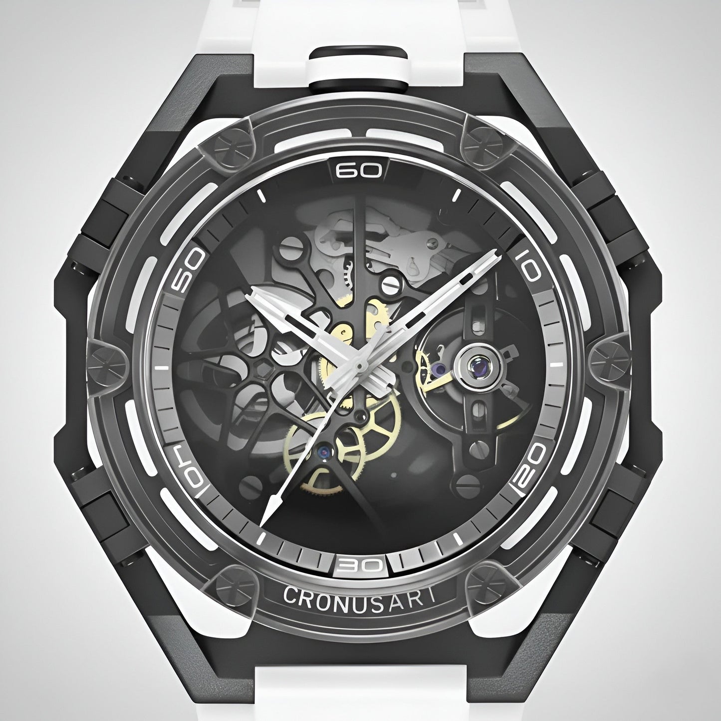 Cronusart CM025-011 Automatic Skeleton Watch - 72H Power Reserve breitvacher