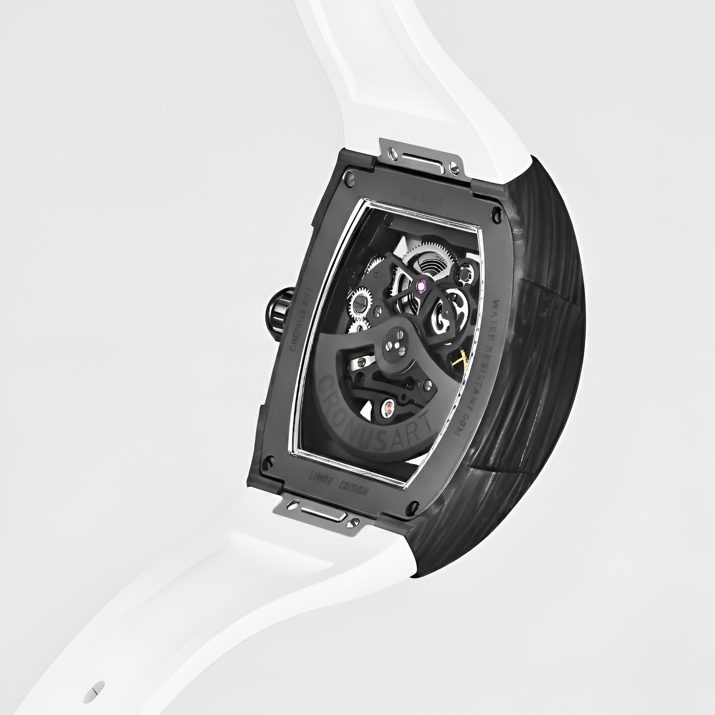 CRONUSART RT06-001 – Men's Automatic Watch 42mm Tonneau Mechanical Wristwatch breitvacher