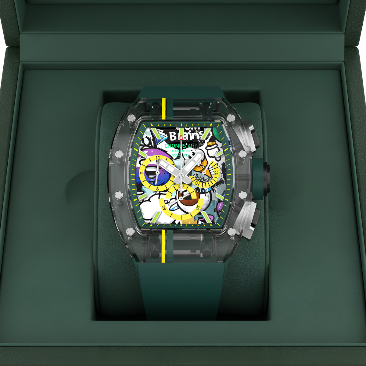 Cronusart CM001-10B Sapphire Chronograph Watch breitvacher