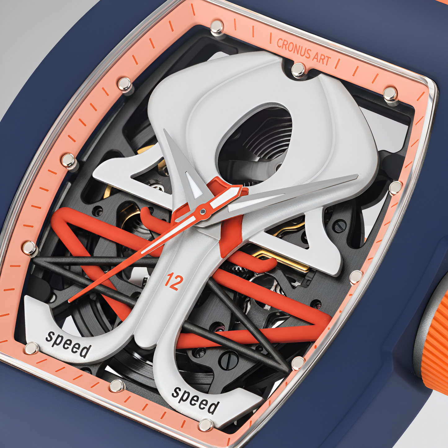 Cronusart CM011-011 Tonneau Automatic Skeleton Watch - Space Station Edition breitvacher