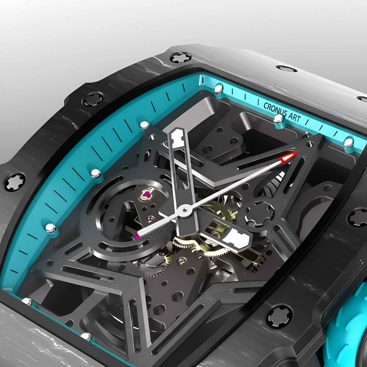 Cronusart CM002-13A Carbon Fiber Skeleton Watch - NTPT High Beat breitvacher