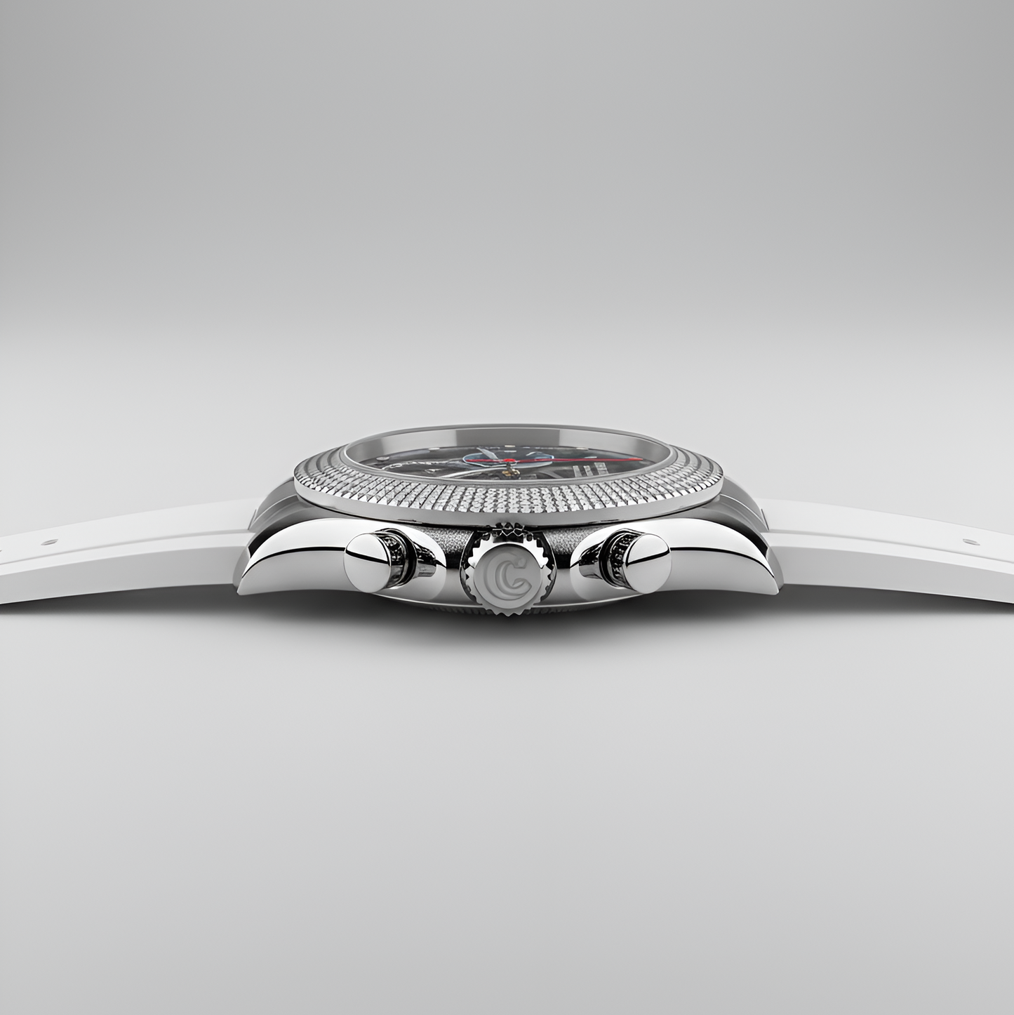 CRONUSART CM015-001 - Men - side profile, polished case