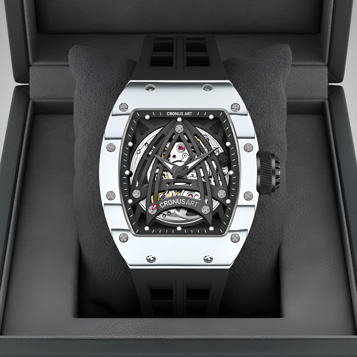 CRONUSART CM002-073 Carbon Fiber Skeleton Watch breitvacher