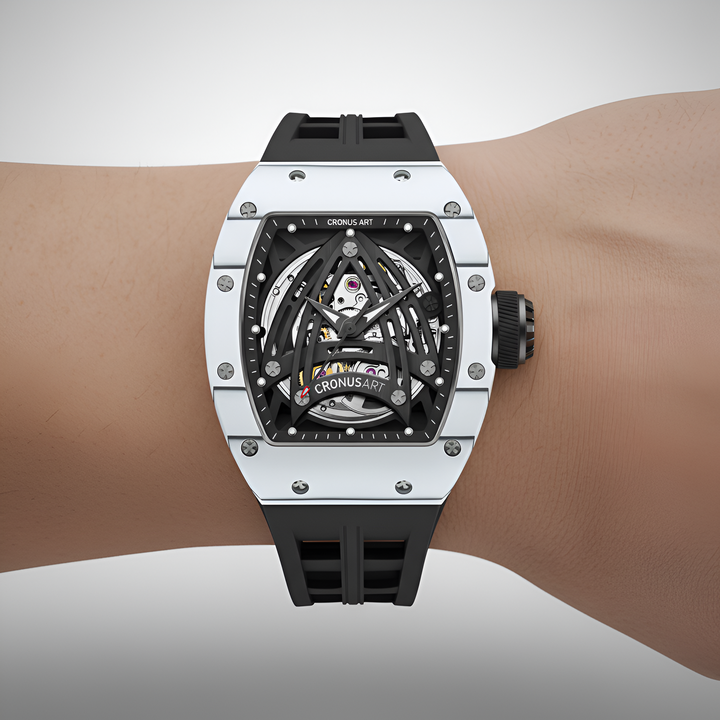 CRONUSART CM002-073 Carbon Fiber Skeleton Watch breitvacher