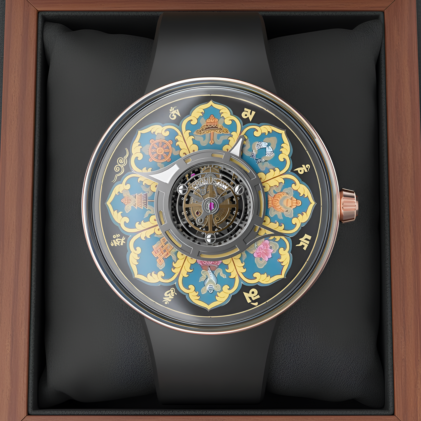 Cronusart CM023-008 Titanium Automatic Tourbillon Watch 120H Reserve breitvacher