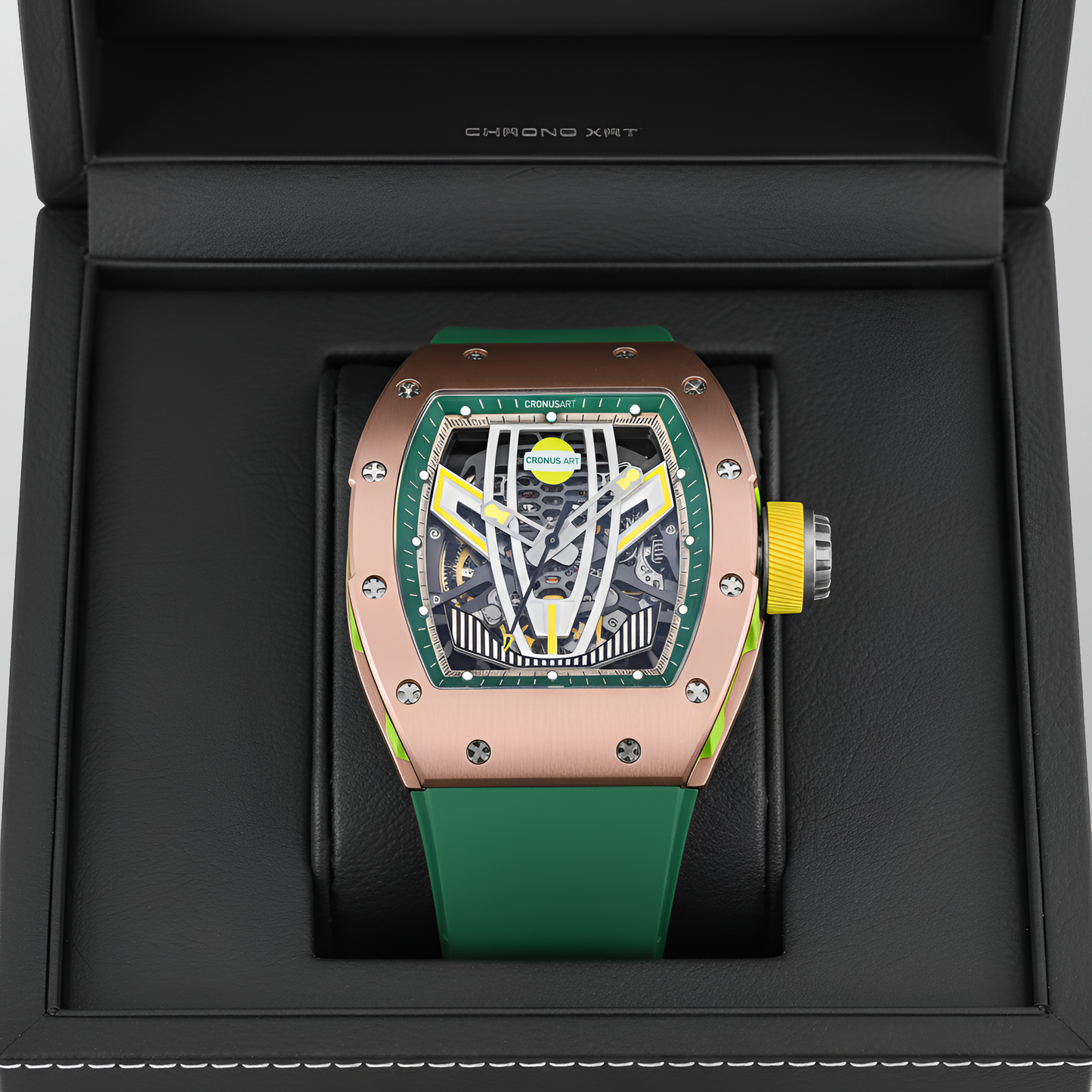 CRONUSART CM09-007 Men’s Automatic Skeleton Watch breitvacher