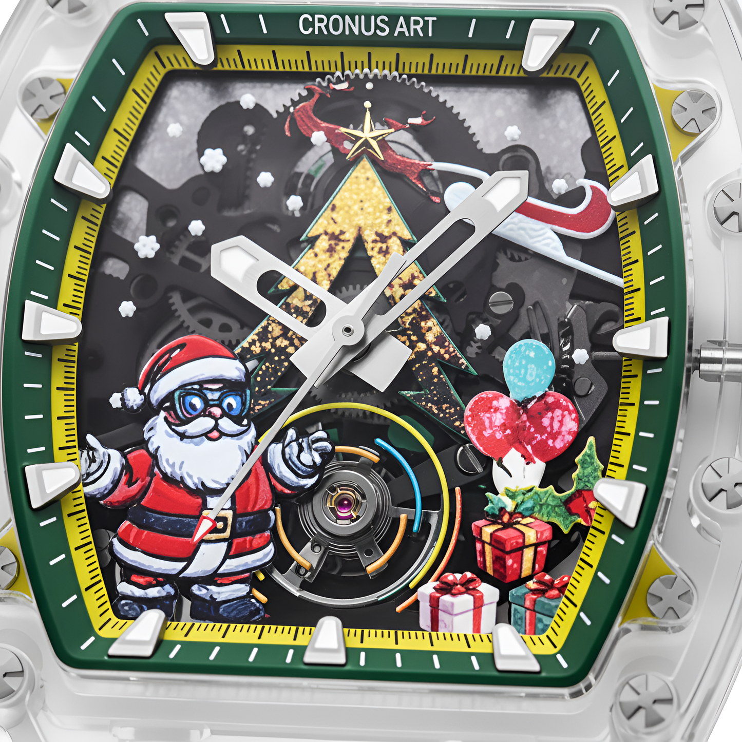 Cronusart CM001-077 Transparent Automatic Skeleton Watch - K9 Crystal Edition breitvacher