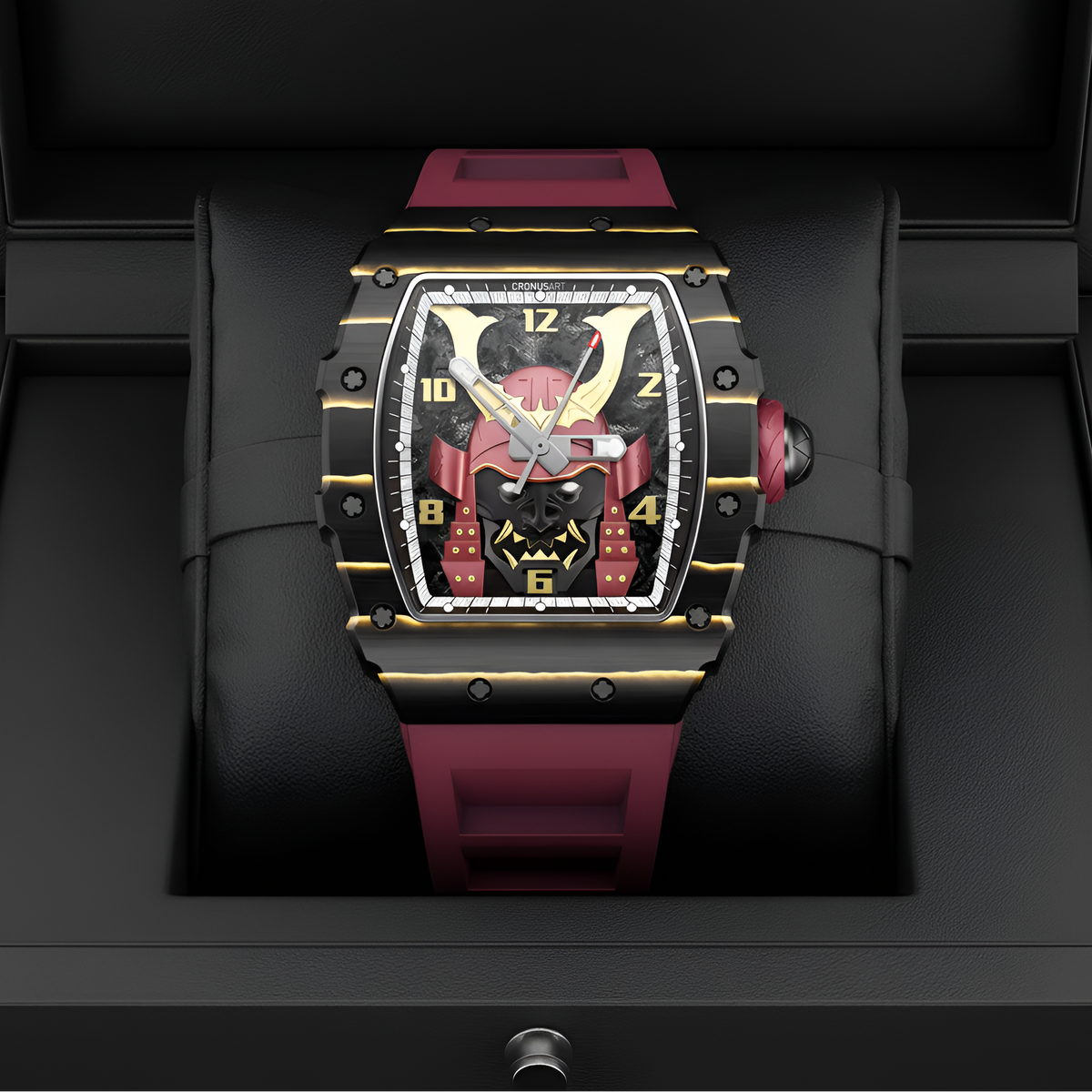 Cronusart CM002-08A Carbon Fiber Skeleton Watch - NTPT High Beat breitvacher
