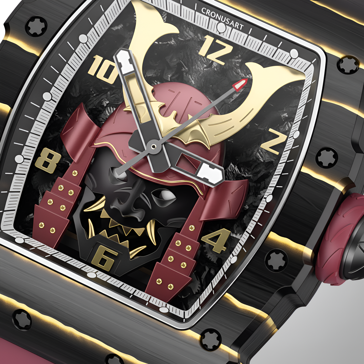 Cronusart CM002-08A Carbon Fiber Skeleton Watch - NTPT High Beat breitvacher
