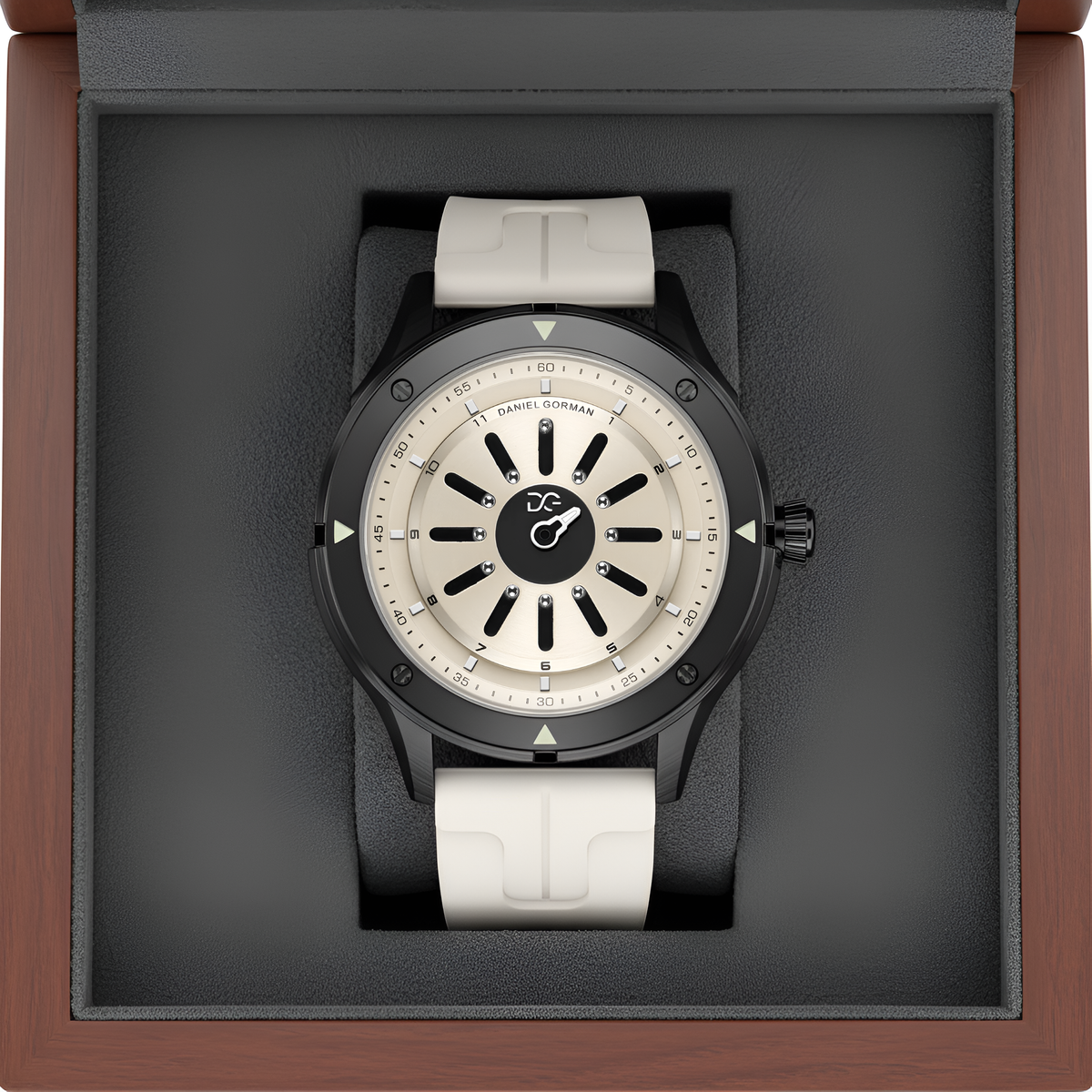 Daniel Gorman DG0120 - Men's Quartz Watch with Green Dial breitvacher