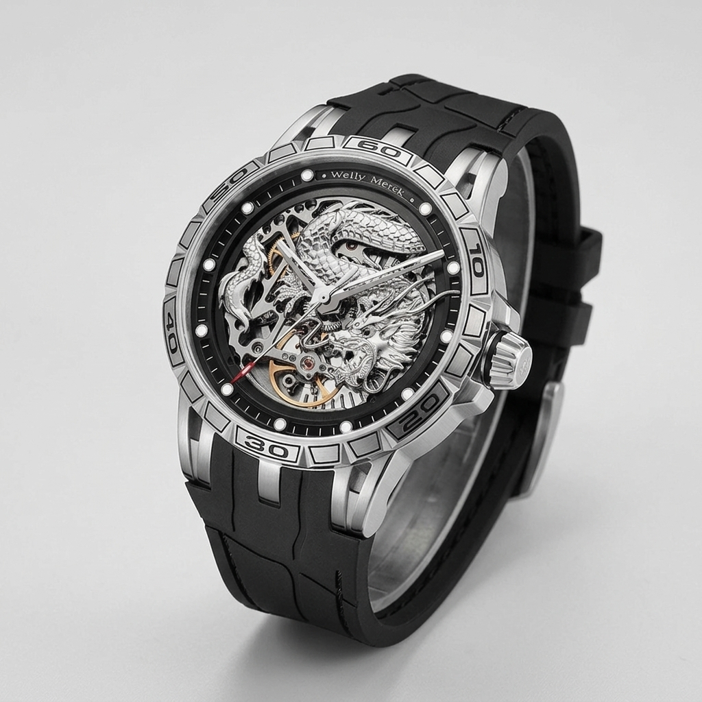 WELLY MERCK 168M - three-quarter case view