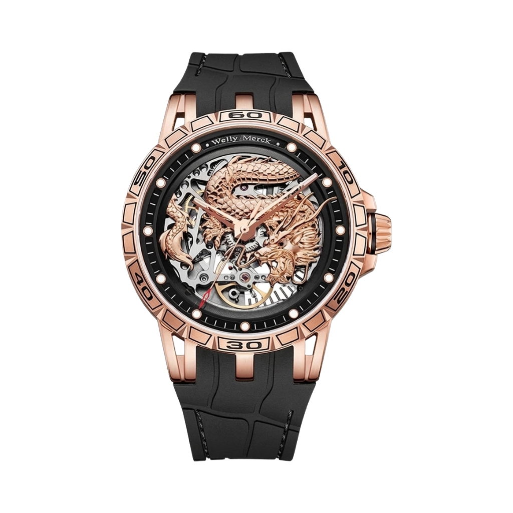 WELLY MERCK 168M - rose gold front view packshot