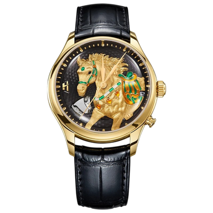 Lucky Harvey ZLS502 - Automatic Horse Watch for Men breitvacher