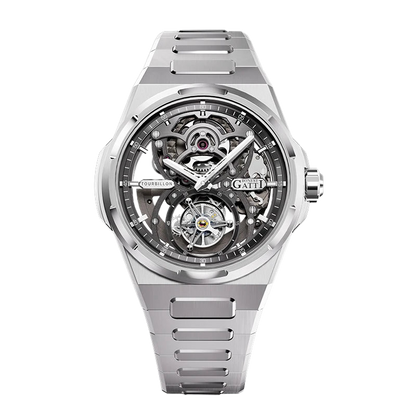BONEST GATTI BG7004 - Mec - silver skeleton dial