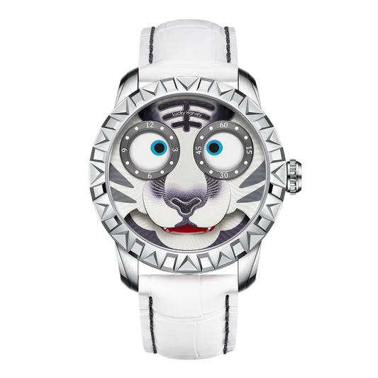 Lucky Harvey ZLS102 - Aut - tiger face dial, white