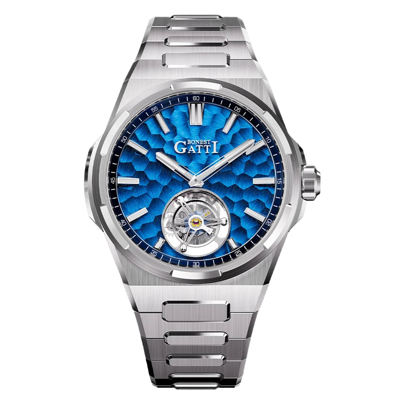 BONEST GATTI BG7005 - Aut - blue watch, isolated
